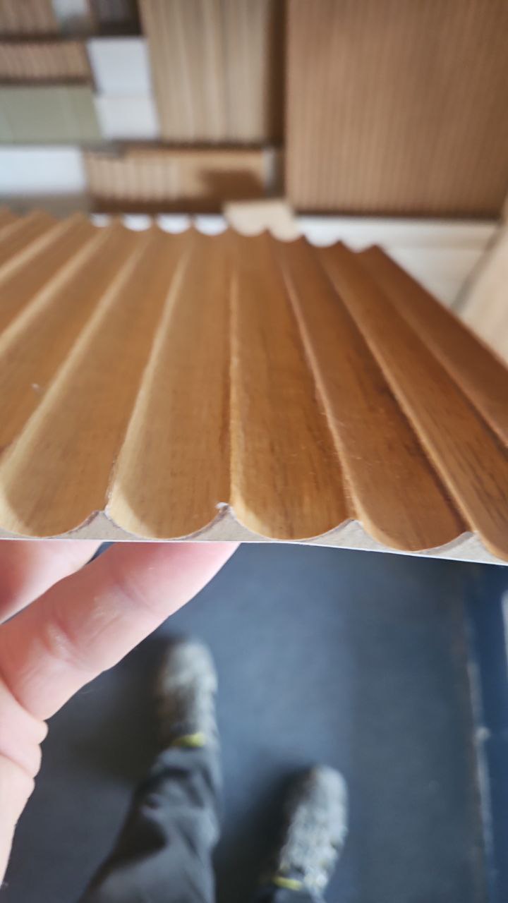 Legato Loops - 20mm Fluted Oak Veneered MDF Panels 5mm + Base panel Legato Loops - 20mm Fluted Oak Veneered MDF Panels 5mm + Base panel